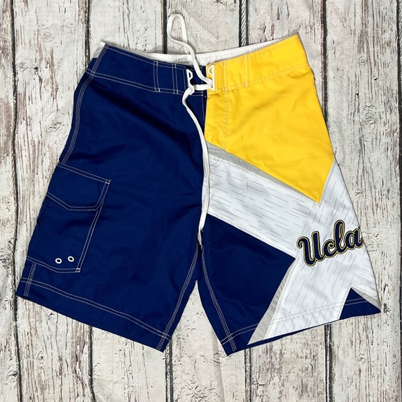 UCLA Bruins College Basketball Board Shorts Swim Trunks Beach Mens - Picture 1 of 5